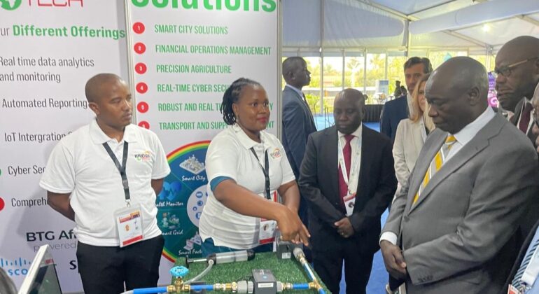 BTG Team Presenting to the Deputy President of Kenya